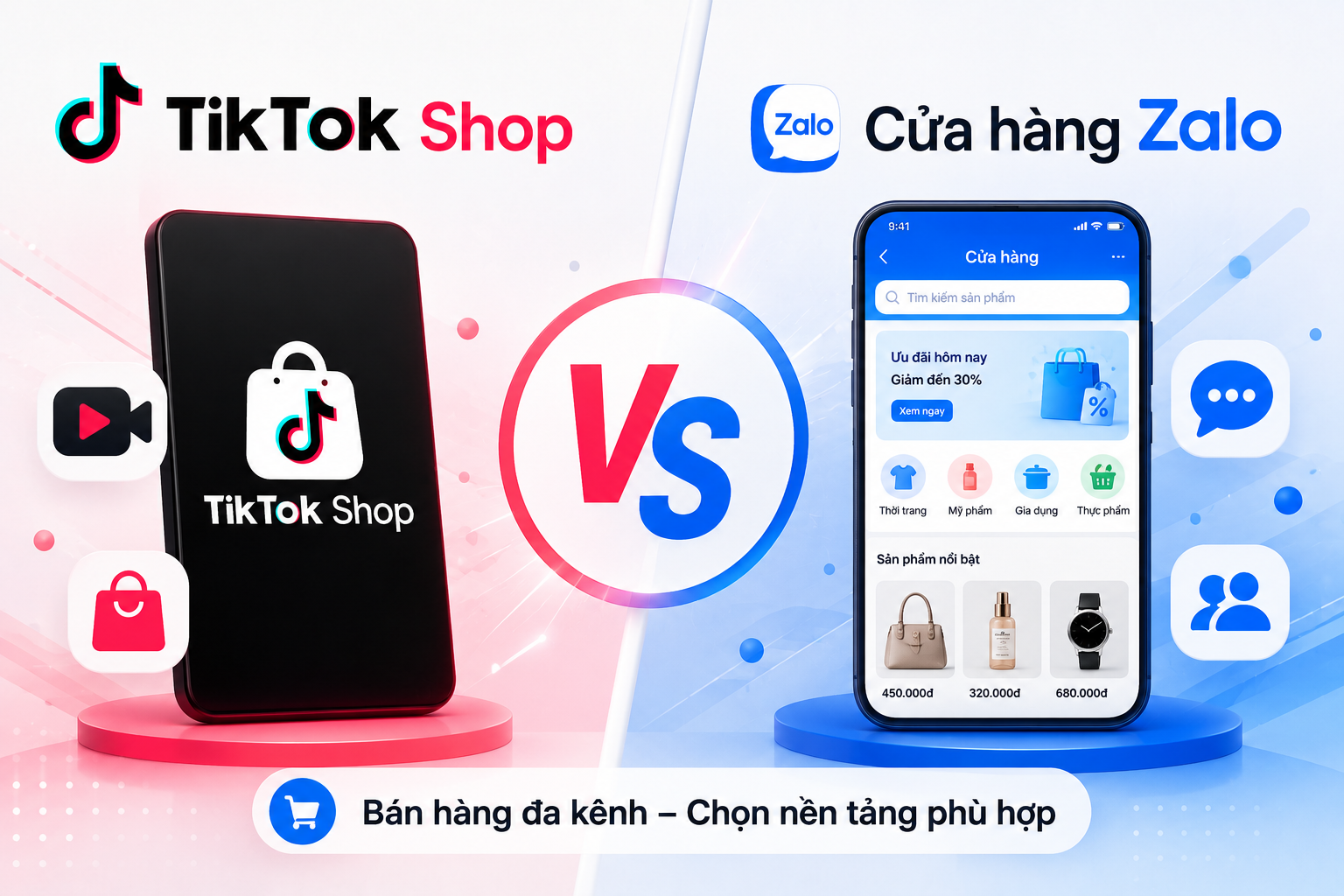 TikTok Shop vs Cửa hàng Zalo: Đâu là lựa chọn phù hợp cho doanh nghiệp?
